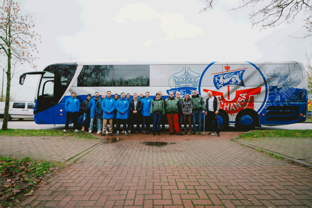 Spendenanlieferung durch den FC Hansa